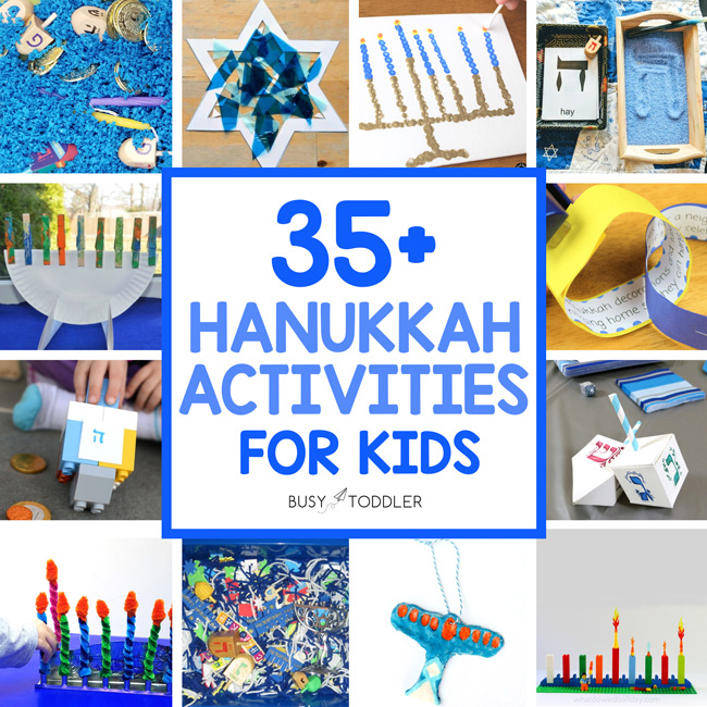 35+ Best Hanukkah Activities for Kids – Busy Toddler