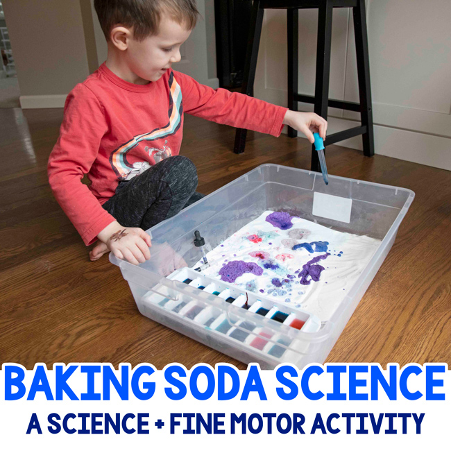 Baking Soda Science Activity for Toddlers and Preschoolers - Busy Toddler