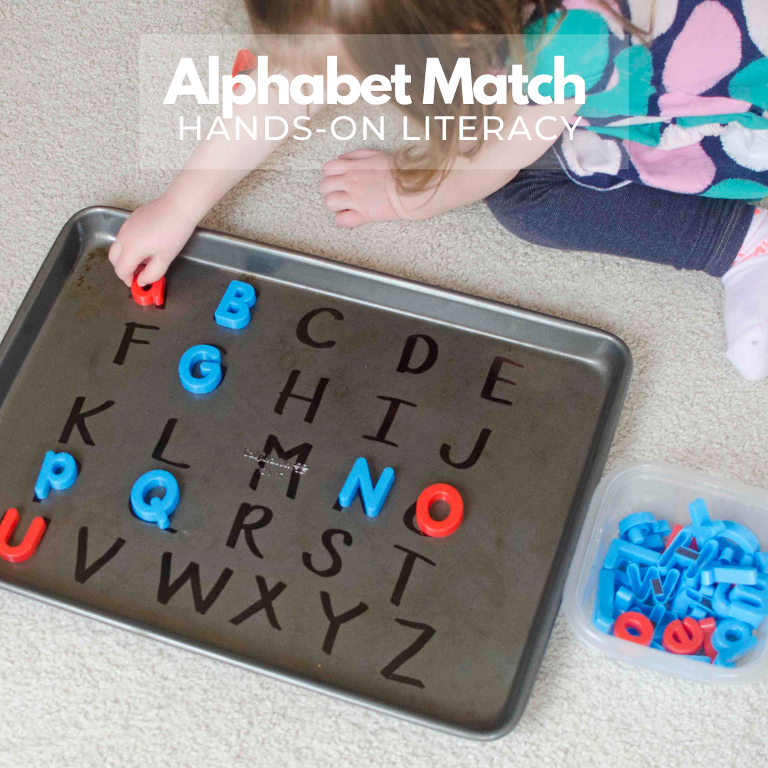 Alphabet Magnet Match-up – Literacy Activity: Busy Toddler