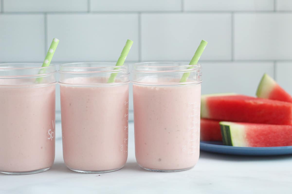 Easy Watermelon Smoothie (to Share with the Kids)