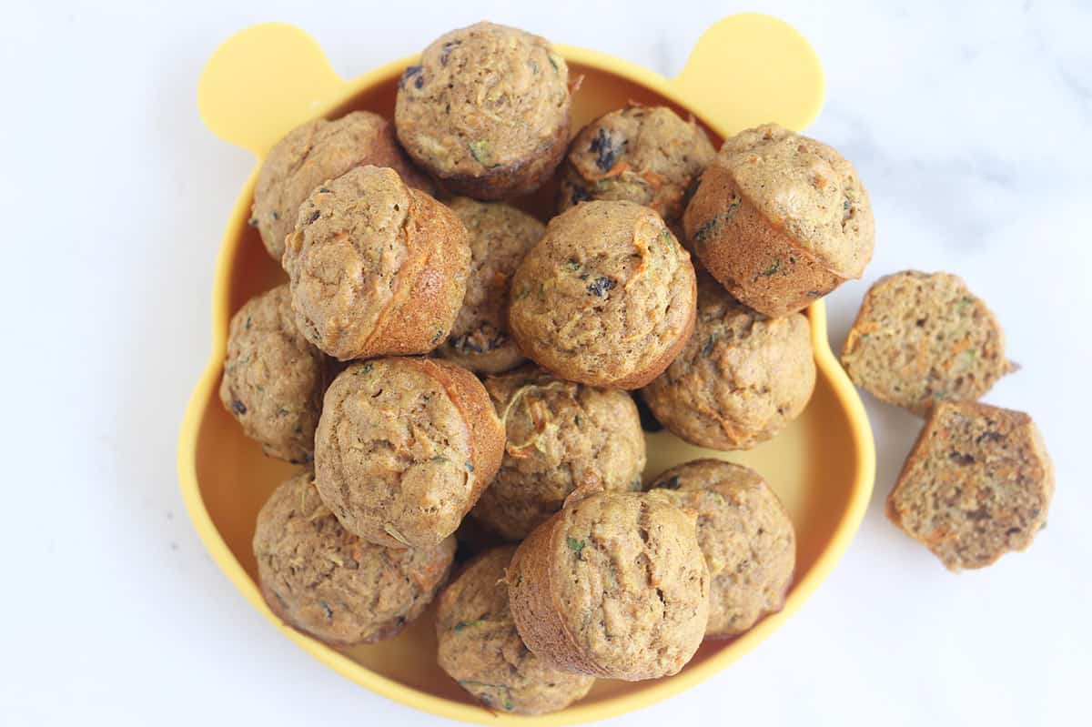 Easy Zucchini Carrot Muffins (4 Kinds of Produce, Allergy-Friendly Options)
