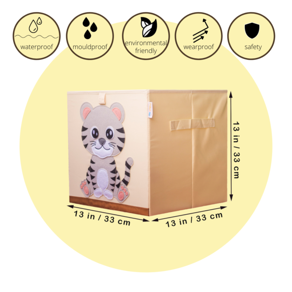Tiger Baby Cub Storage Bin Box