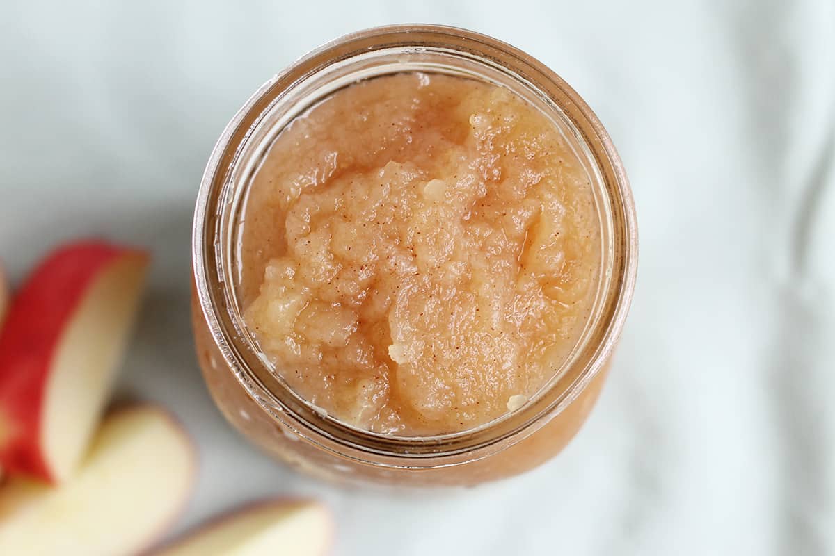 Easy Crockpot Applesauce (For Kids, Babies, and Parents!)