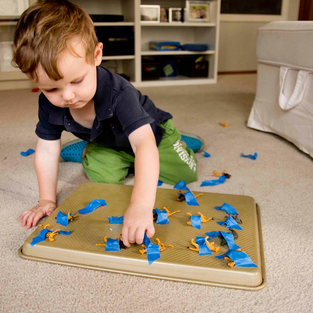 Tape Rescue Activity - Busy Toddler